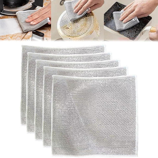 Multifunctional Non-Scratch Wire Dishcloth (Pack of 5/ 10/15)